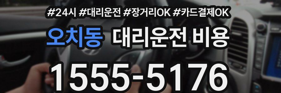 오치동 대리운전 비용