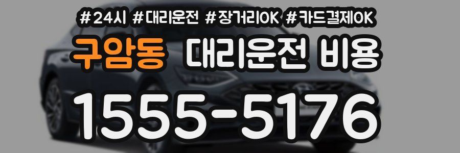 구암동 대리운전 비용