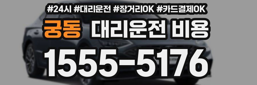 궁동 대리운전 비용