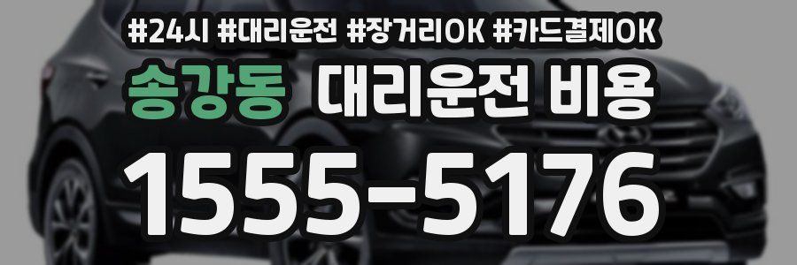 송강동 대리운전 비용