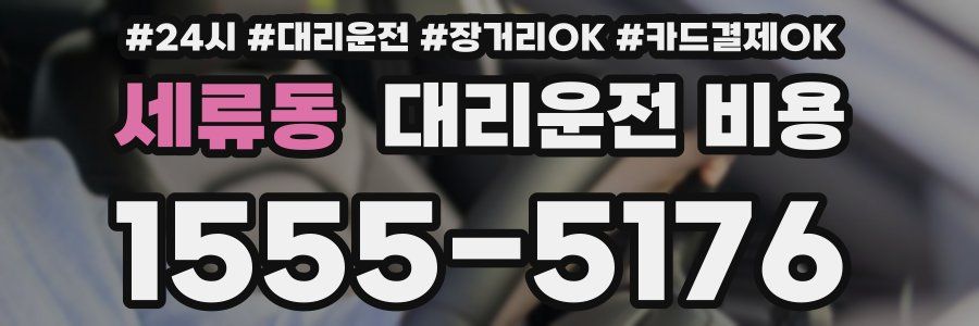 세류동 대리운전 비용
