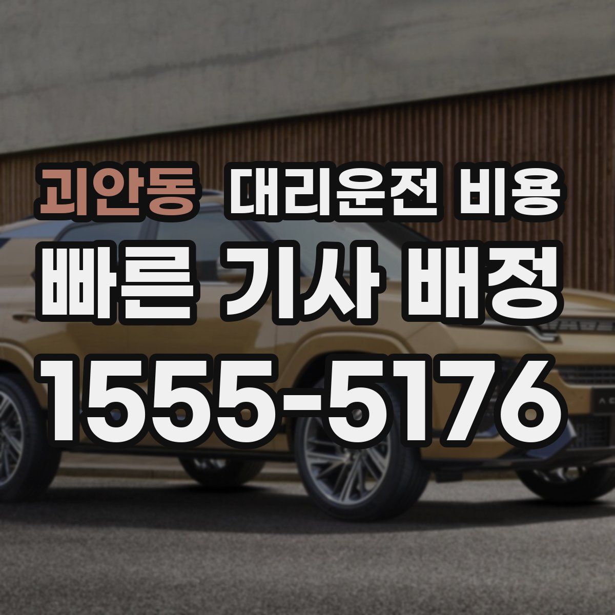 괴안동 대리운전