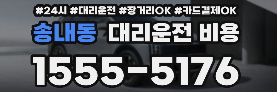 송내동 대리운전 비용