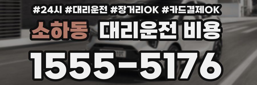소하동 대리운전 비용
