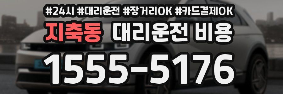 지축동 대리운전 비용