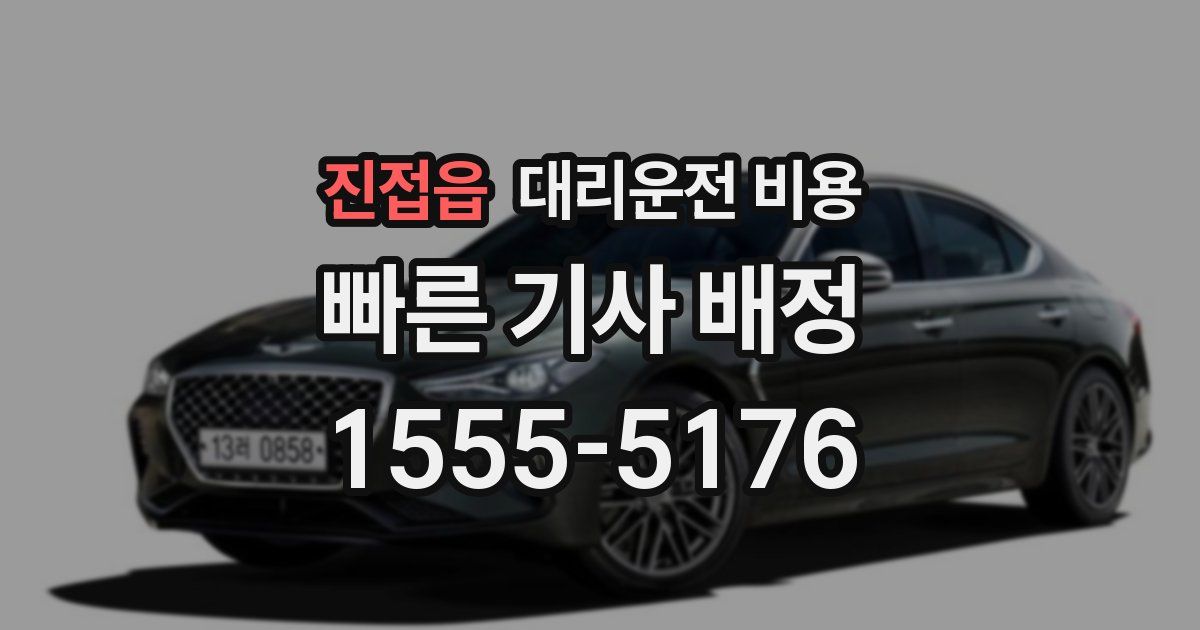 진접읍 대리운전 가격