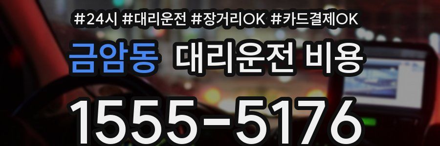 금암동 대리운전 비용