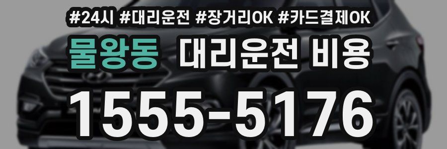 물왕동 대리운전 비용