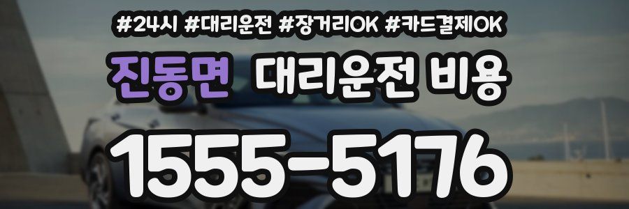 진동면 대리운전 비용