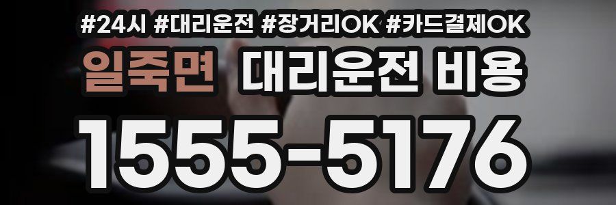 일죽면 대리운전 비용