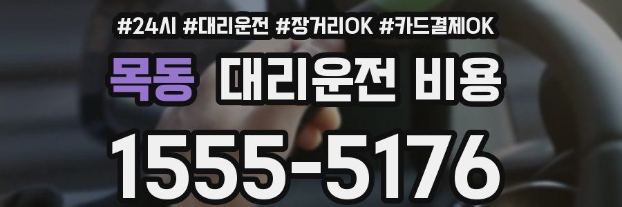 목동 대리운전 비용
