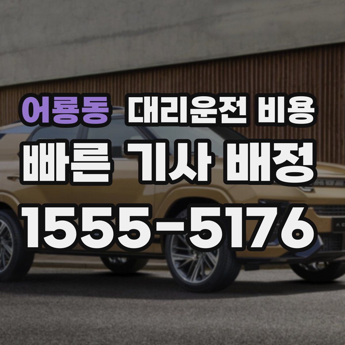 어룡동 대리운전