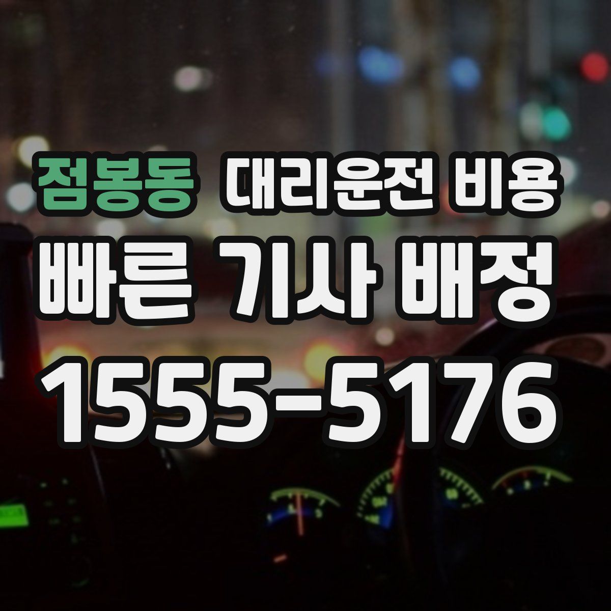 점봉동 대리운전