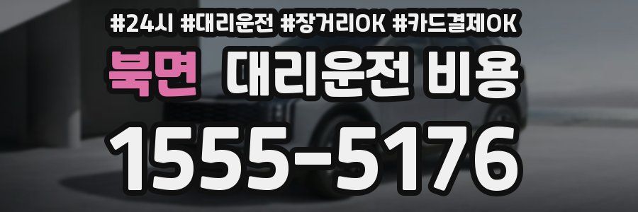 북면 대리운전 비용