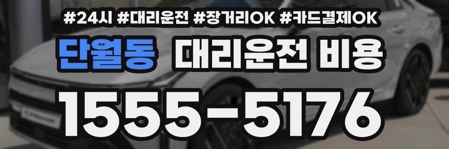 단월동 대리운전 비용