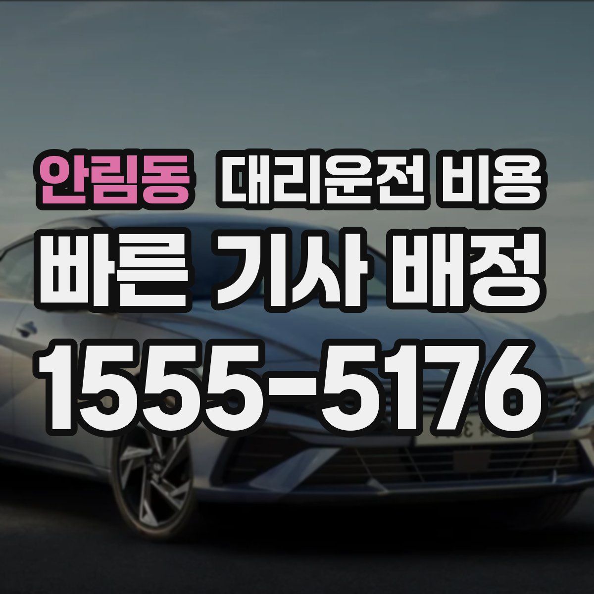 안림동 대리운전