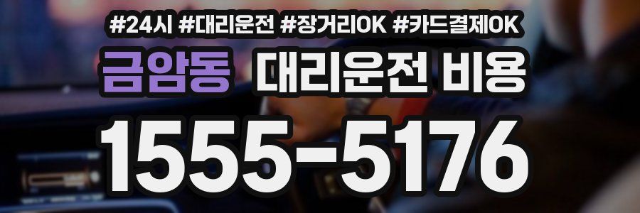 금암동 대리운전 비용