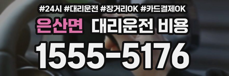 은산면 대리운전 비용