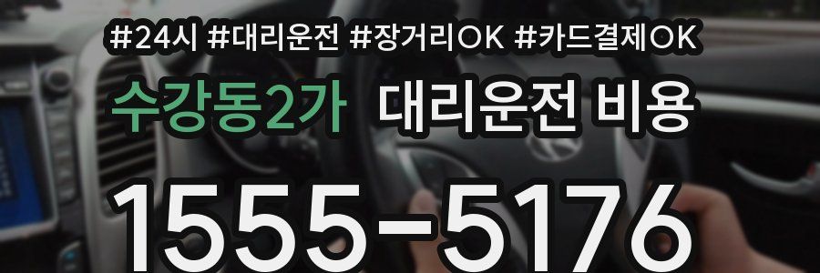 수강동2가 대리운전 비용