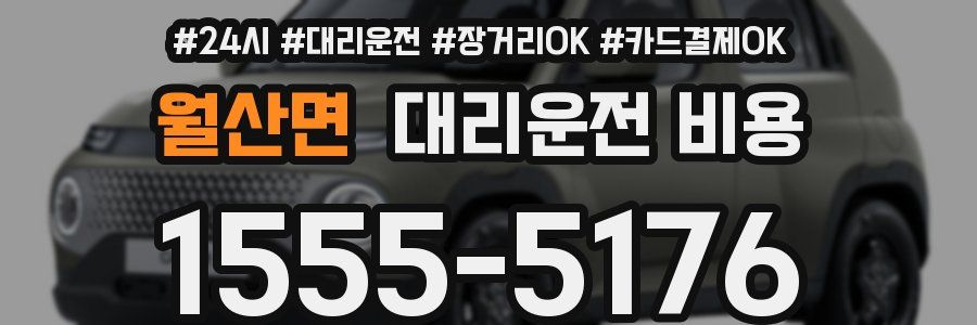 월산면 대리운전 비용