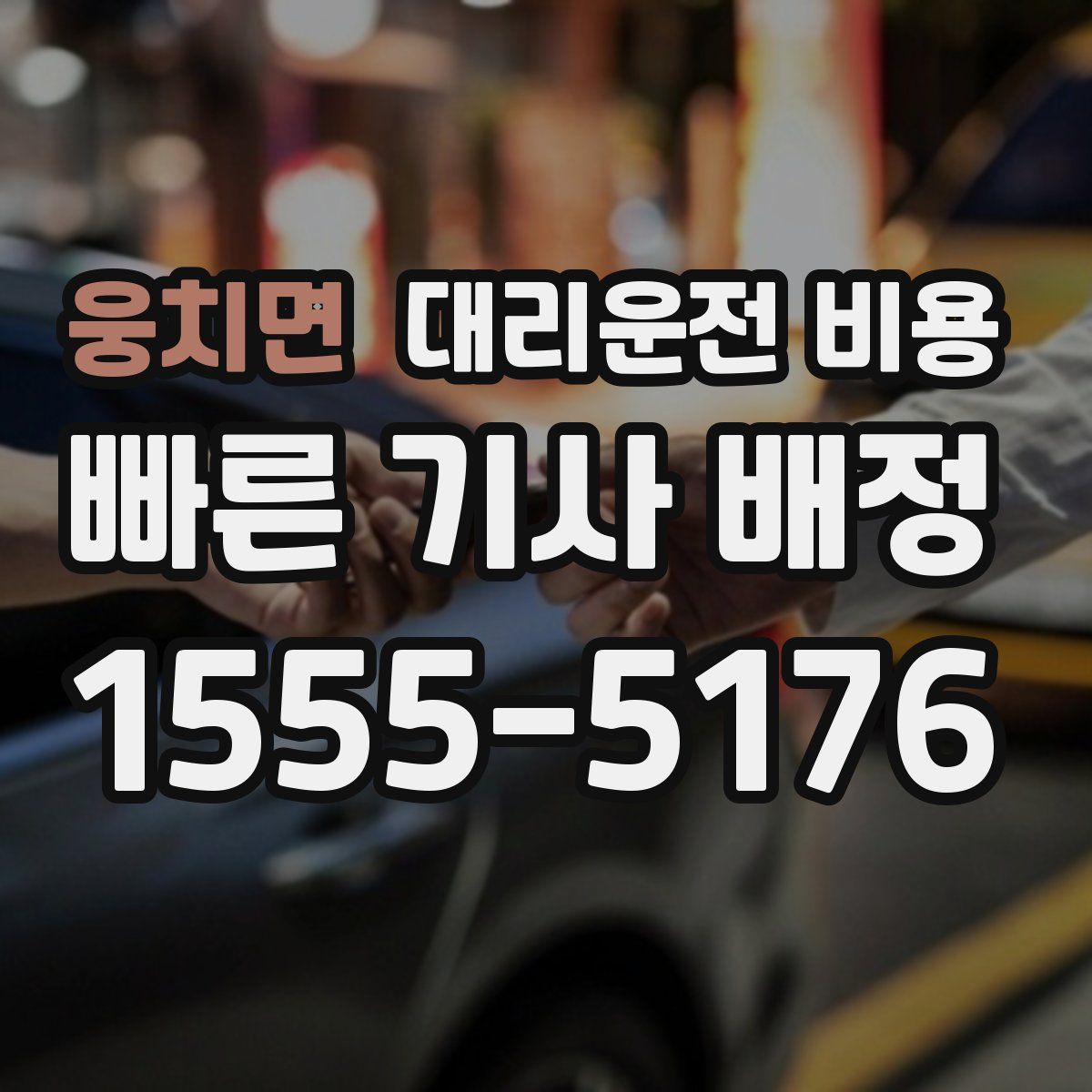 웅치면 대리운전