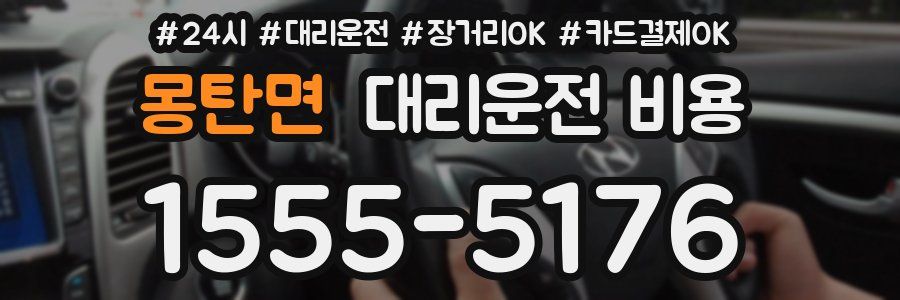 몽탄면 대리운전 비용