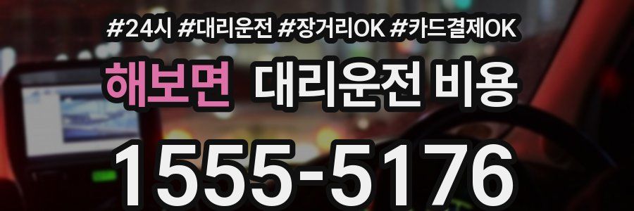 해보면 대리운전 비용