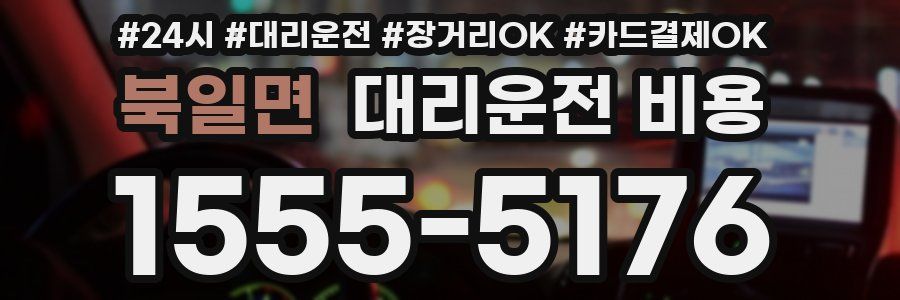 북일면 대리운전 비용