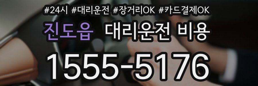 진도읍 대리운전 비용