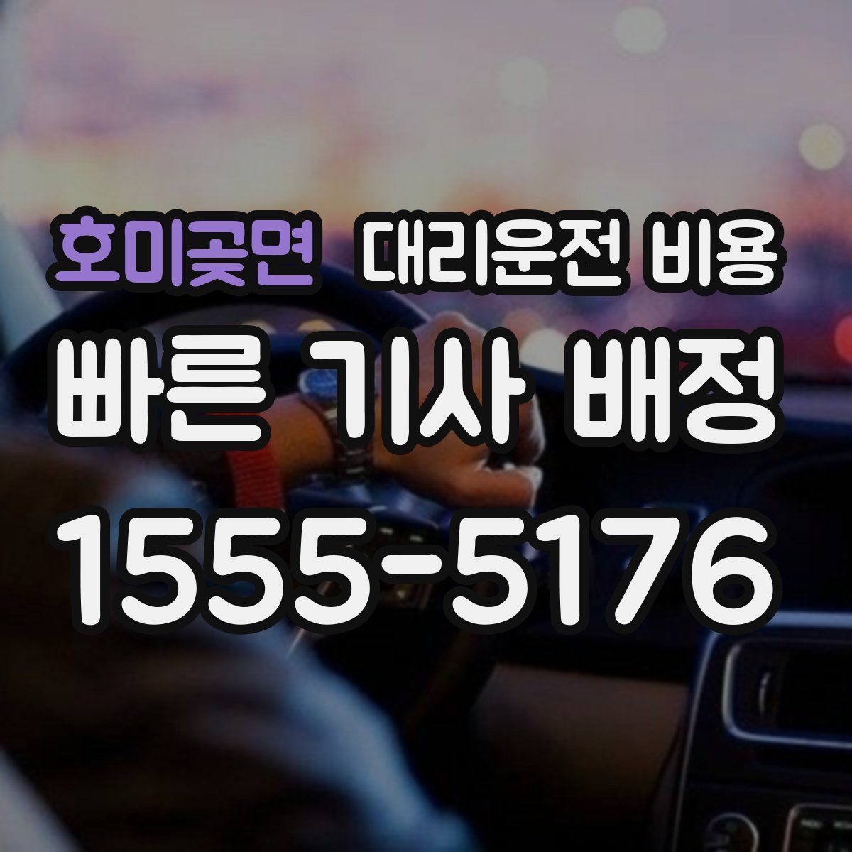 호미곶면 대리운전