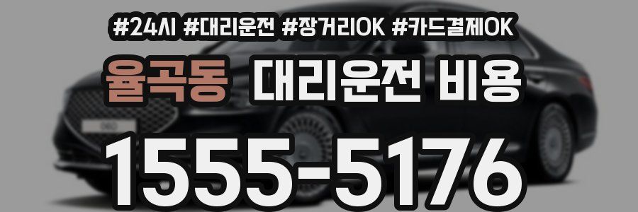 율곡동 대리운전 비용