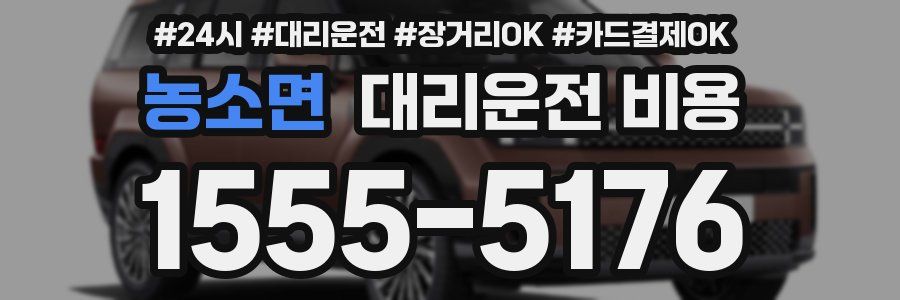 농소면 대리운전 비용