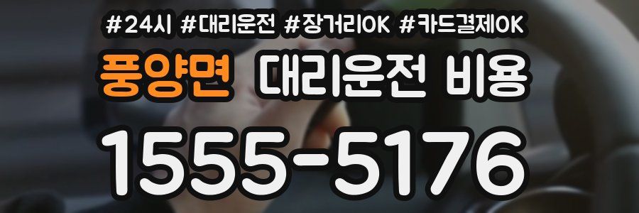 풍양면 대리운전 비용