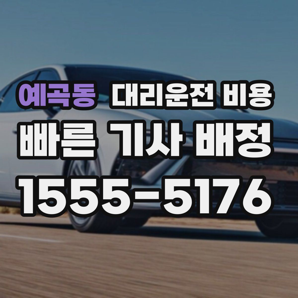 예곡동 대리운전