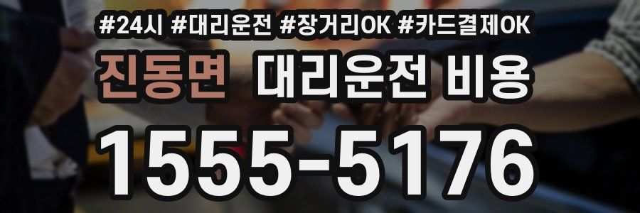 진동면 대리운전 비용