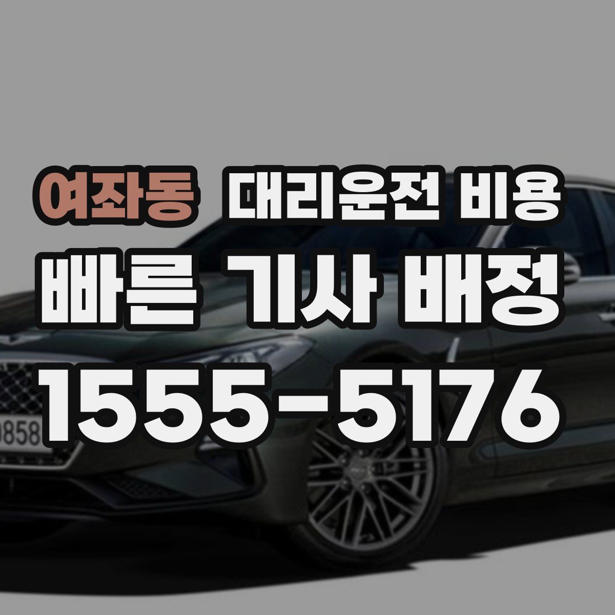 여좌동 대리운전