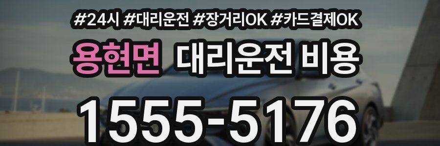 용현면 대리운전 비용