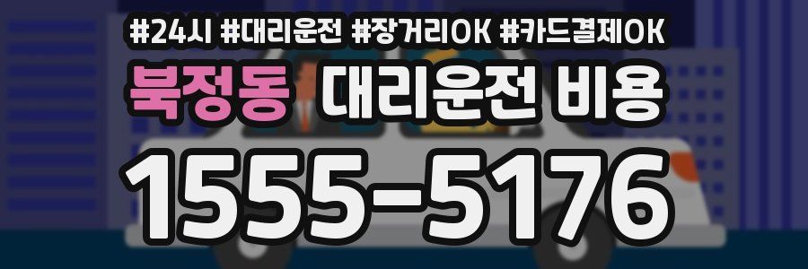 북정동 대리운전 비용