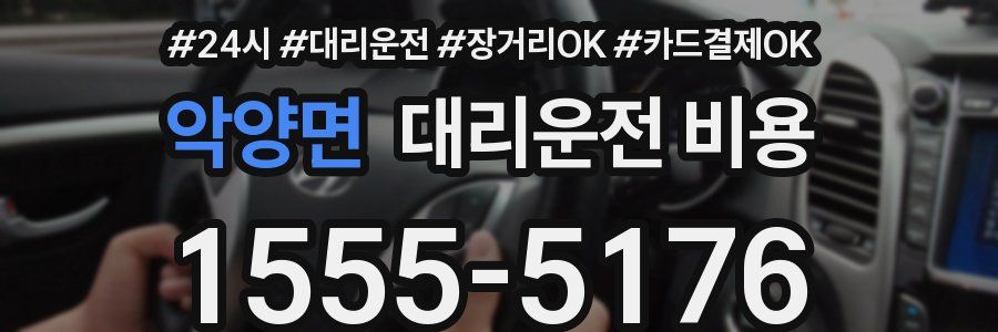 악양면 대리운전 비용