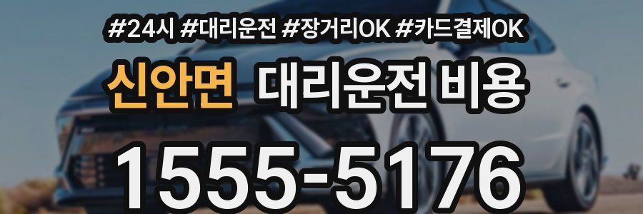 신안면 대리운전 비용
