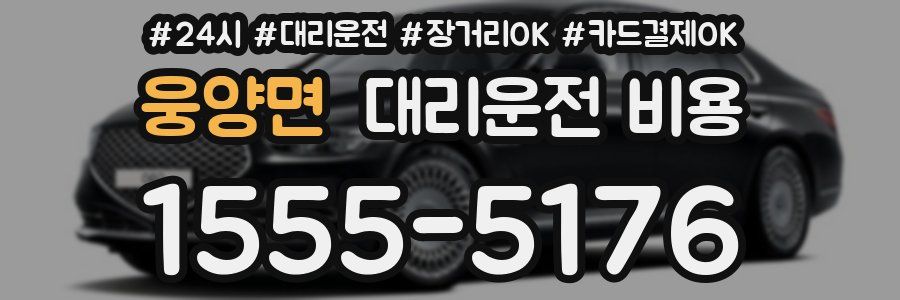 웅양면 대리운전 비용