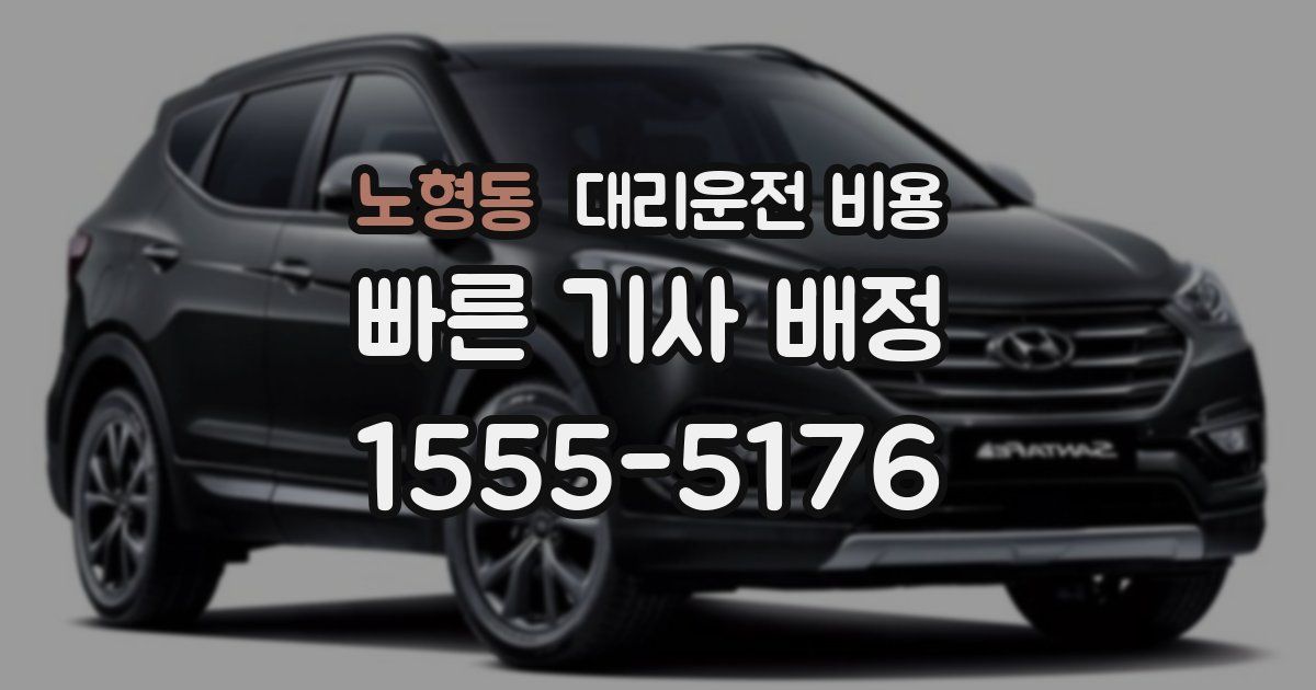 노형동 대리운전 가격