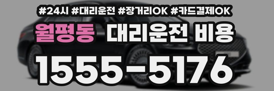 월평동 대리운전 비용