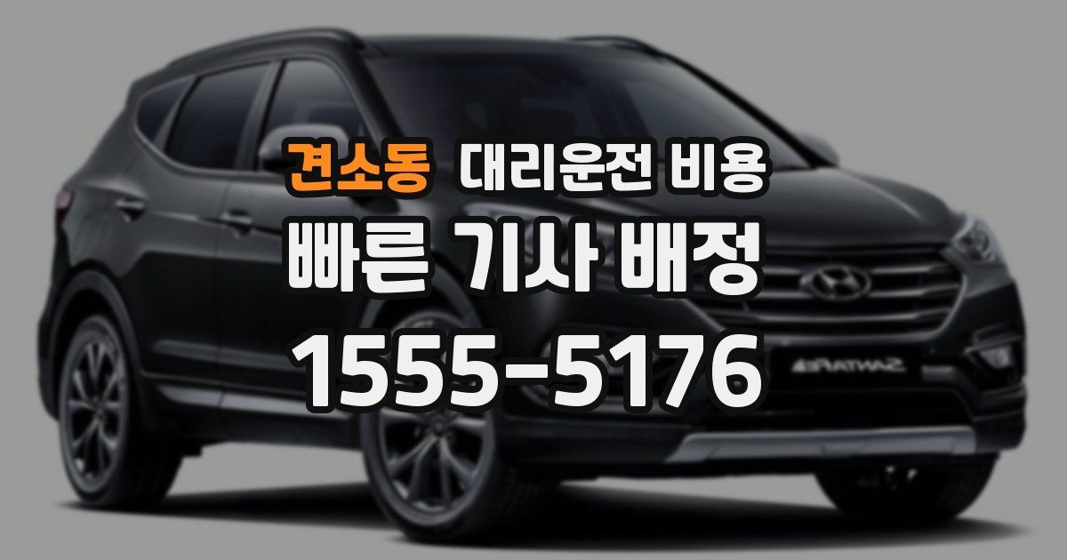 견소동 대리운전 가격