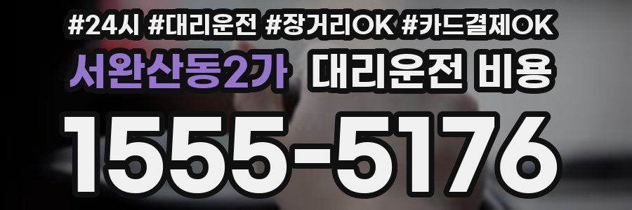 서완산동2가 대리운전 비용