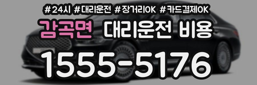 감곡면 대리운전 비용
