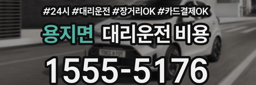 용지면 대리운전 비용