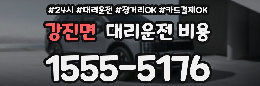 강진면 대리운전 비용