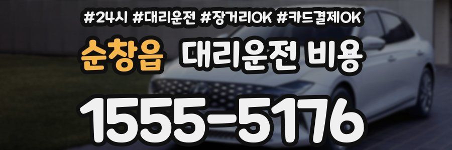 순창읍 대리운전 비용