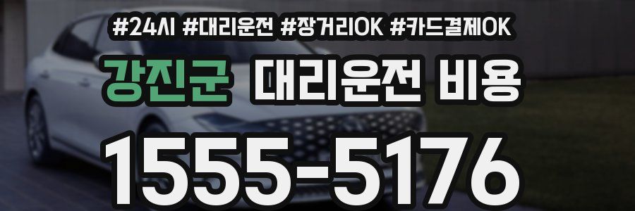 강진군 대리운전 비용